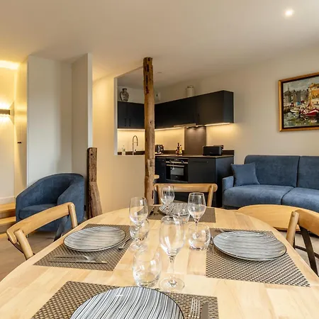Apartament L'escale Du Vieux Port 4p - Closed Garage - Sauna - Air Conditioning Honfleur