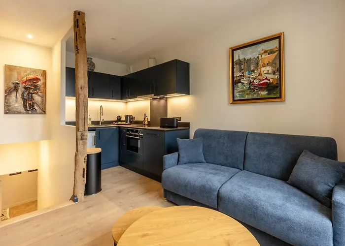 Appartamento L'escale Du Vieux Port 4p - Closed Garage - Sauna - Air Conditioning Honfleur